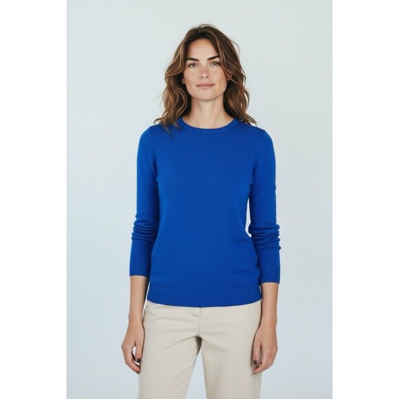 Charter Club NWT 100% Cashmere Sweater Cobalt Blue Size 2X - Picture 4 of 6